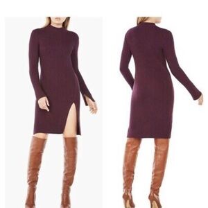 BCBGMaxAzria Plum Long Sleeve Dress